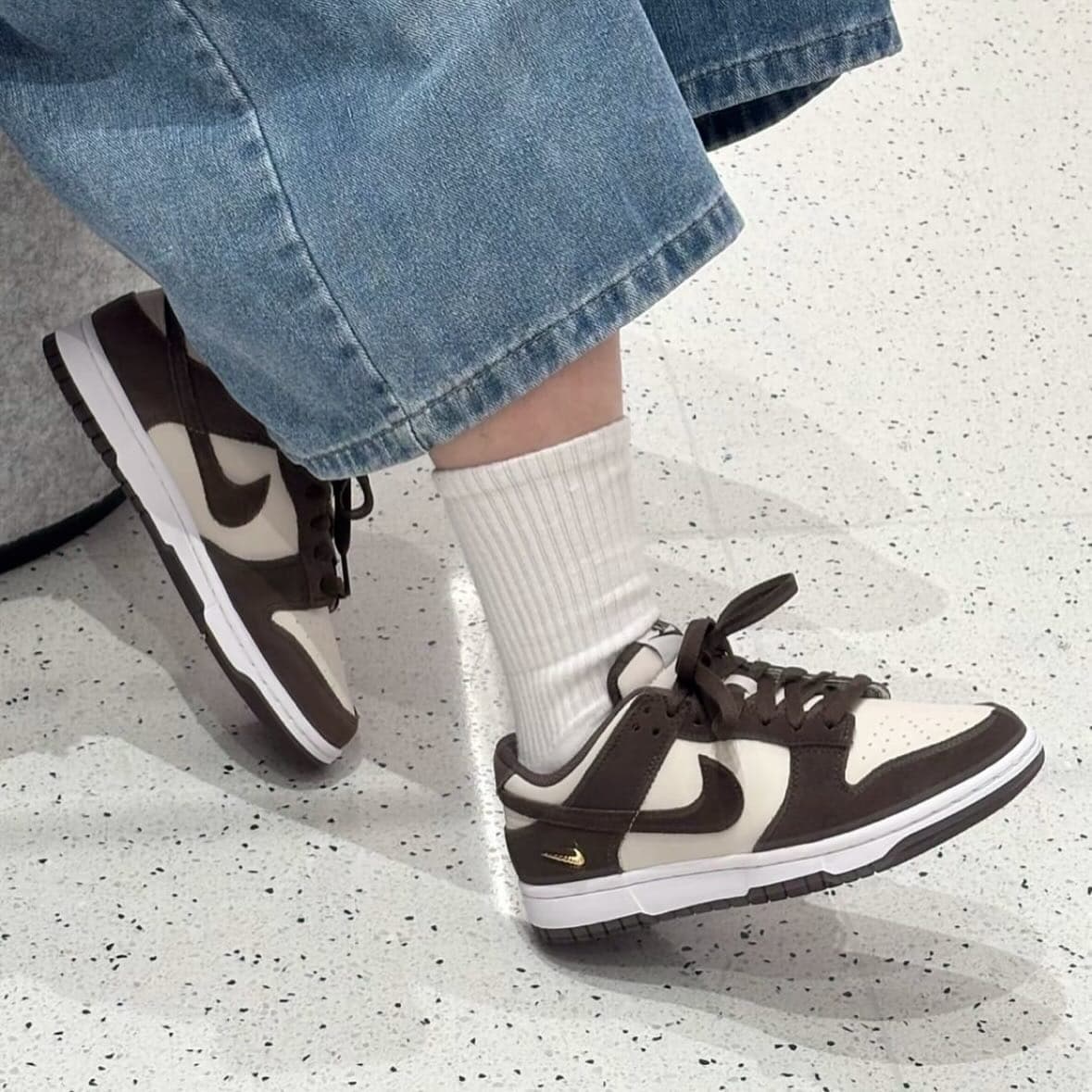 Nike Dunk Low 'Double Swoosh Brown'